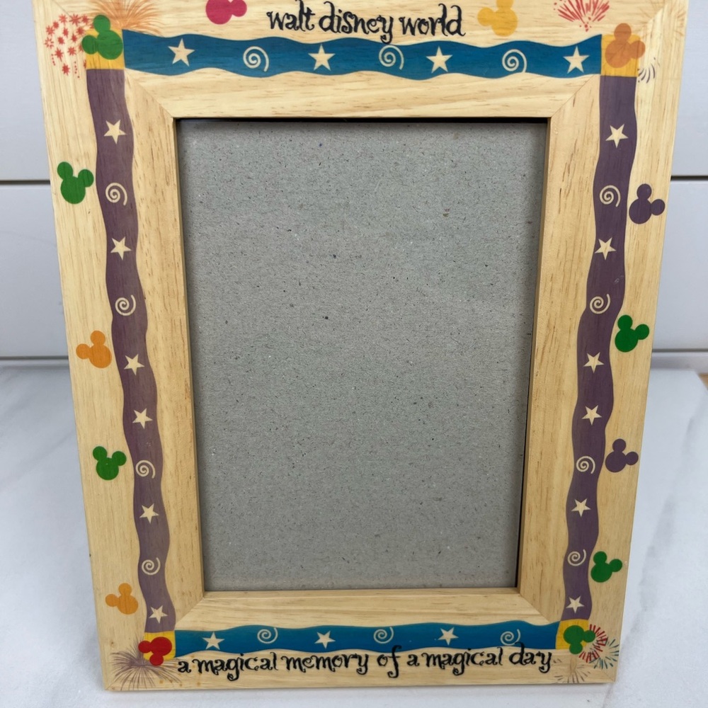 Walt Disney World Wooden Frame: A Magical Memory of a Magical Day